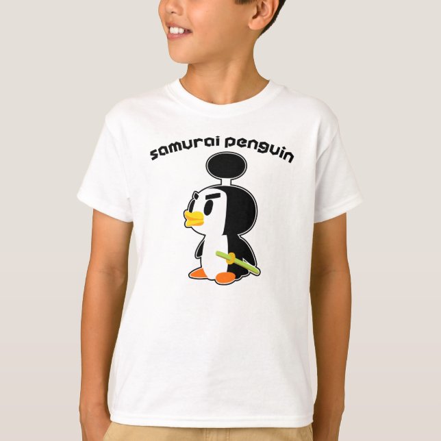 Samurai Penguin T-Shirt (Front)