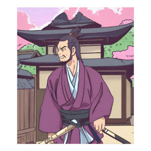 samurai photo print