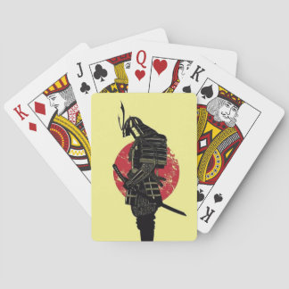 Samurai playing cards