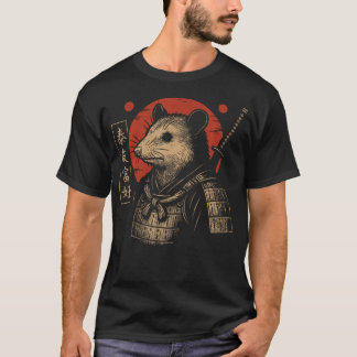 Samurai Possum Japanese Art Animal T-Shirt