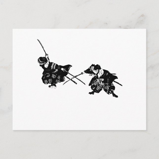 samurai postcard (Front)