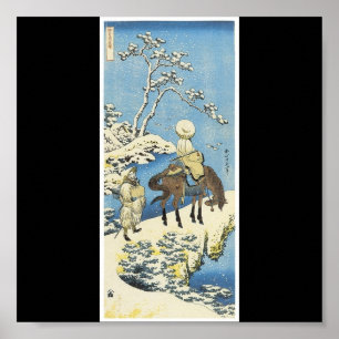 Samurai, Poster of Japanese Painting c. 1833-34