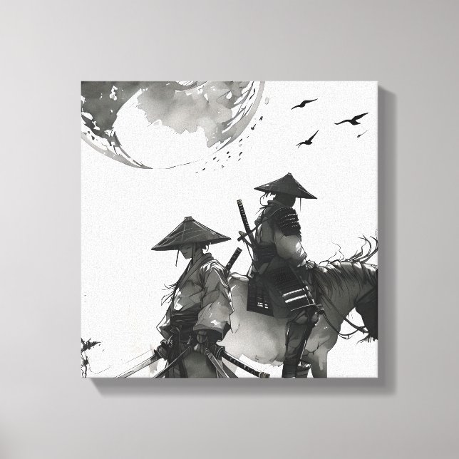 samurai premium wrapped canvas  (Front)