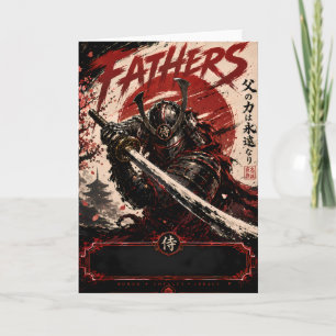 Samurai Protector Father Card