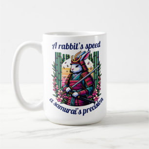 Samurai Rabbit in Bamboo Grove Coffee Mug