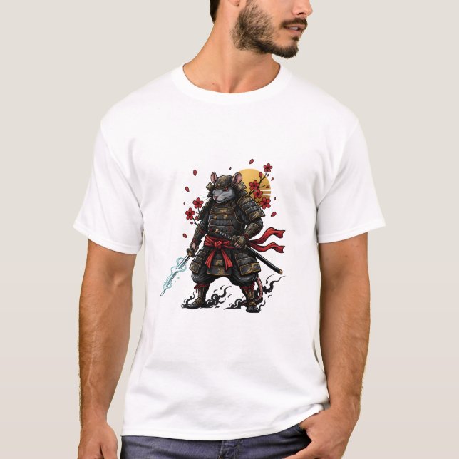Samurai Rat Men's T-Shirts (Front)