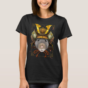 Samurai Rat Mouse Japanese Warrior Bushido Japanes T-Shirt