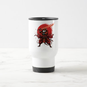 Samurai Rat warrior Travel Mug