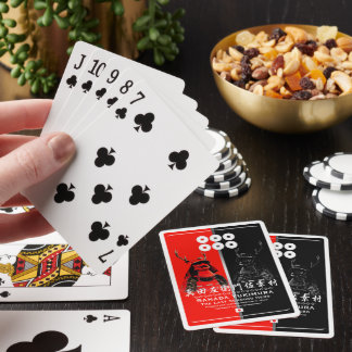 SAMURAI_SANADA YUKIMURA PLAYING CARDS