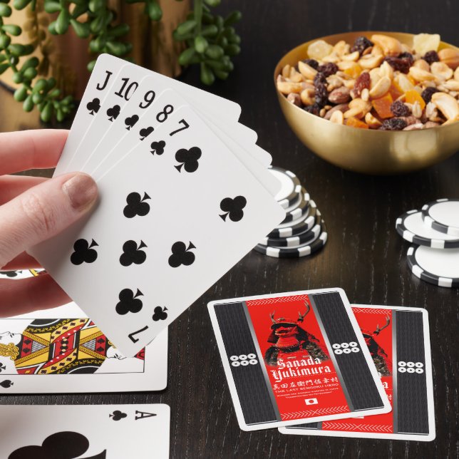 SAMURAI_SANADA YUKIMURA PLAYING CARDS (In Situ)
