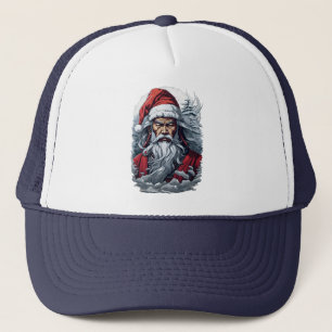 Samurai Santa Warrior Christmas Art Gift  Trucker Hat