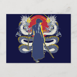 Samurai Seven Postcard