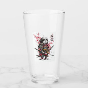 Samurai Shih Tzu � Epic Warrior Dog Glass