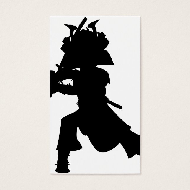 Samurai Silhouette Bookmark (Front)