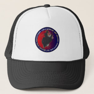 Samurai Silhouette - Japanese Warrior Quote Trucker Hat