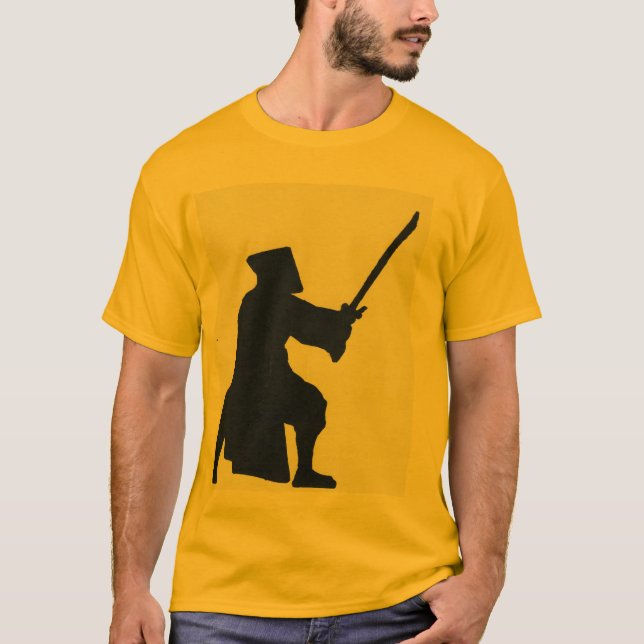 samurai sillouette T-Shirt (Front)