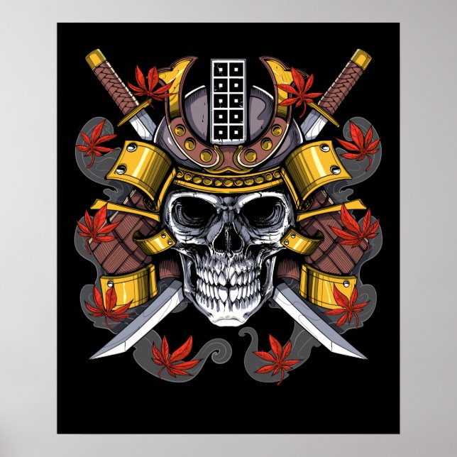 Samurai Skull Poster (Front)