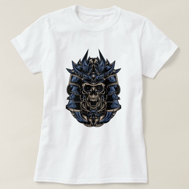 Samurai Skull T-Shirt (Design Front)