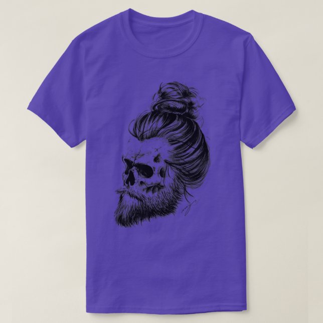samurai skull T-Shirt (Design Front)