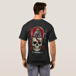 Samurai Skull T-Shirt – Dark Japanese Warrior and