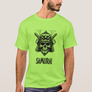 Samurai Skull Warrior – Bold Man's T-shirt