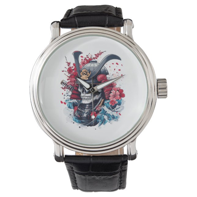 Samurai Skull Warrior Watch (Front)