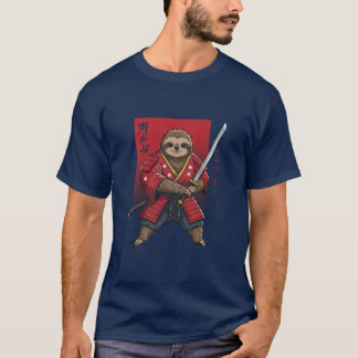  Samurai Sloth T-Shirt 