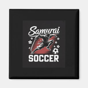 Samurai Soccer Warrior Spirit Footll Katana Blade Magnet