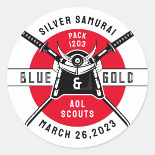 Samurai Special Event Classic Round Sticker