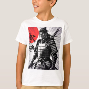 Samurai Spirit Rising Sun Art T-Shirt