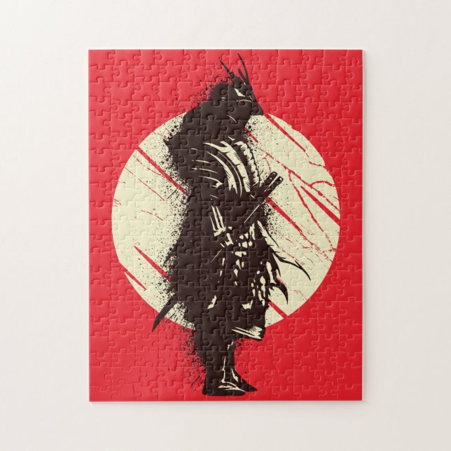 Samurai Splash Jigsaw Puzzle (Vertical)