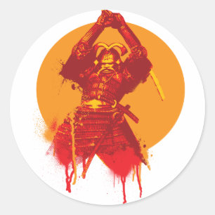 Samurai Strike Sticker