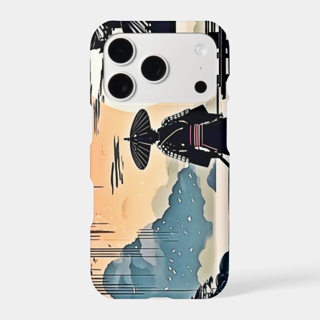 Samurai Sunset: Reflective Journey (Back)