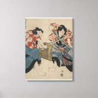 Samurai Sword Fight circa 1825