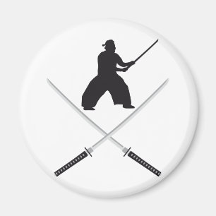 samurai sword magnet