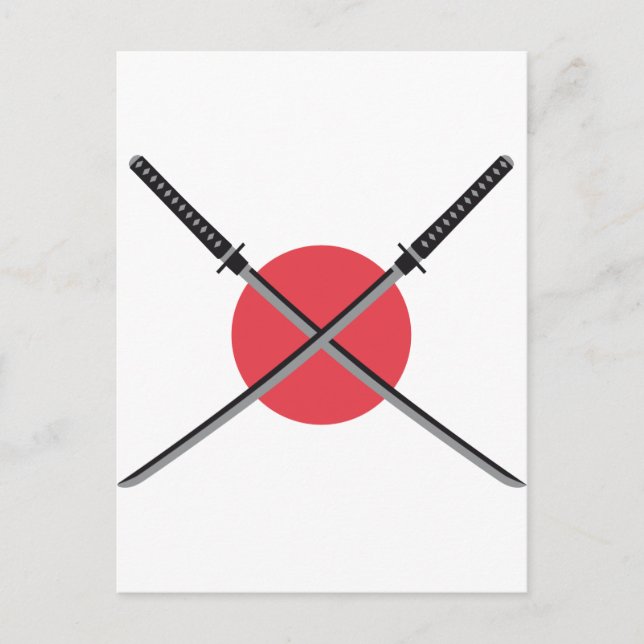 samurai sword postcard (Front)