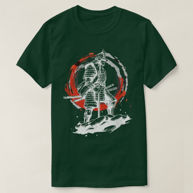 Samurai Sword Samurai Funny Gift Ninjia Lovers T-Shirt (Design Front)