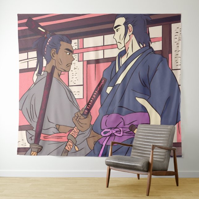samurai tapestry (In Situ (Horizontal))