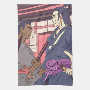 samurai tea towel