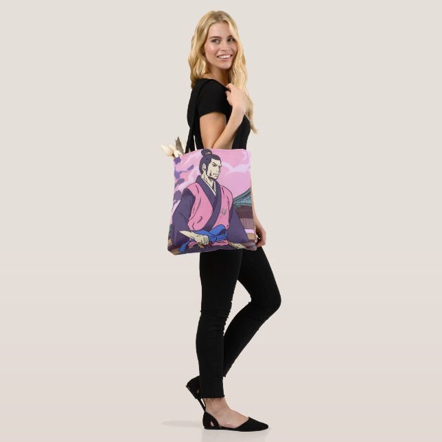 samurai tote bag (On Model)