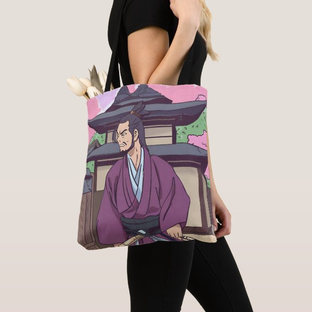 samurai tote bag (Close Up)