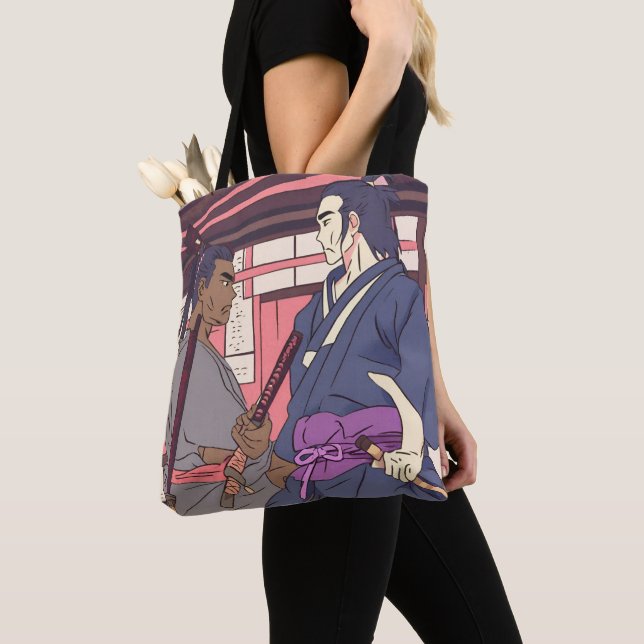 samurai tote bag (Close Up)
