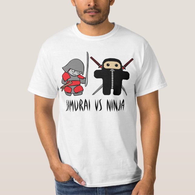Samurai Vs Ninja T-Shirt (Front)