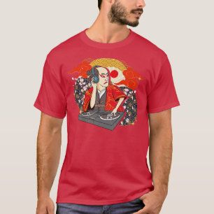 Samurai Warrior Bushido Code Japanese DJ Swordsmen T-Shirt