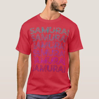 Samurai Warrior Bushido Japanese Retro T-Shirt