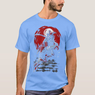 Samurai warrior bushido sword martial arts retro g T-Shirt