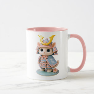 Samurai Warrior Cat Mug