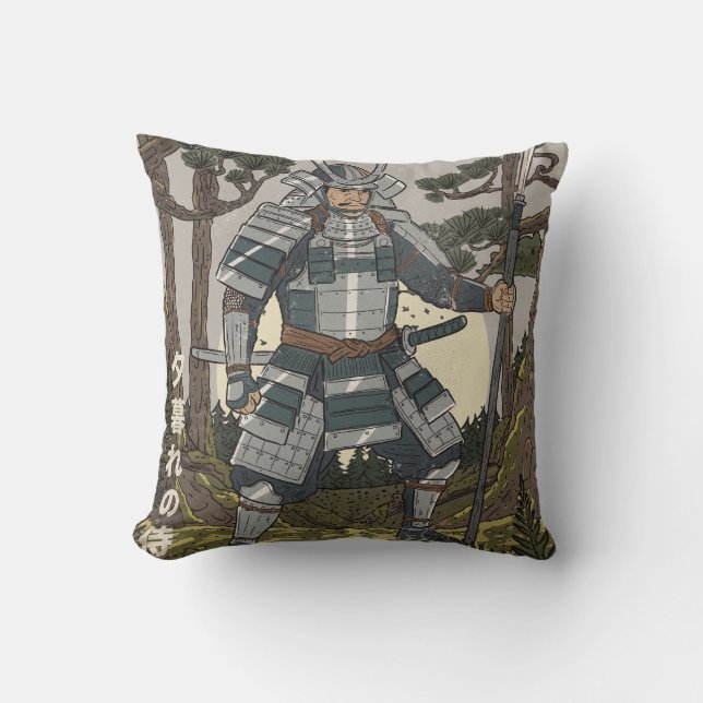 Samurai Warrior  Cushion (Front)