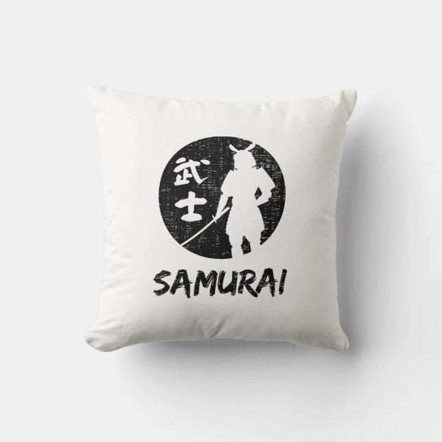 Samurai Warrior  Cushion (Front)