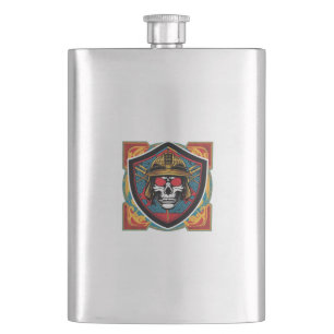 Samurai Warrior Flask